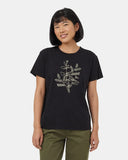 Ten Tree Ladies Autumn Flora Meteorite Black/Pale Oak Tshirt