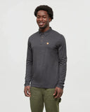 Ten Tree Men's Astir Meteorite Black Heather Longsleeve Polo