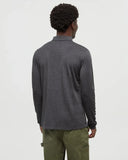 Ten Tree Men's Astir Meteorite Black Heather Longsleeve Polo