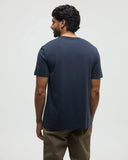 Ten Tree Mens Midnight Blue/Deep Lichen Green Love Flourishes Tshirt