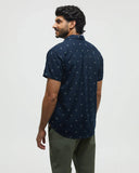 Ten Tree Mens Midnight Blue/Bike Around/Sunray Mancos Shirt