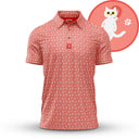 Bogey Bros Men's Kitty Magnet Golf Polo