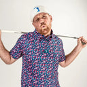 Bogey Bros Men's Whale Tail Pyscho Siren Golf Polo