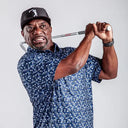 Bogey Bros Men's Whale Tale Navy Golf Polo
