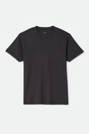 Brixton Men's Black Baseline Pocket Tshirt