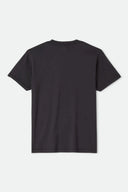 Brixton Men's Black Baseline Pocket Tshirt