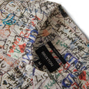 Brixton Men's Cru Print Graffiti S/S Woven Shirt