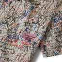 Brixton Men's Cru Print Graffiti S/S Woven Shirt