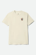 Brixton Men's High Seas Cream S/S Tshirt