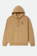 Brixton Men's Marley British Khaki Hoodie