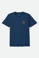 Brixton Men's Navy Dusted Tshirt