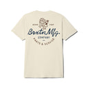 Brixton Men's Tolman Cream S/S Tshirt