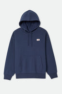 Brixton Men's Trademark Washed Navy Hoodie