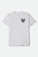 Brixton Men's White Reamer Tshirt