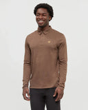 Ten Tree Men's Astir Clove Heather Longsleeve Polo