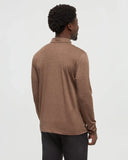 Ten Tree Men's Astir Clove Heather Longsleeve Polo