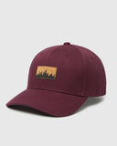 Ten Tree Juniper Cork Patch Elevation Deep Burgundy Snapback Hat