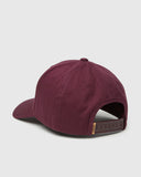Ten Tree Juniper Cork Patch Elevation Deep Burgundy Snapback Hat