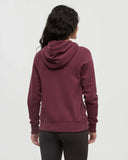 Ten Tree Ladies Elm Zip Deep Burgundy Hoodie