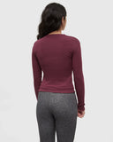 Ten Tree Ladies Newell Deep Burgundy Longsleeve