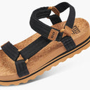 Reef Ladies Black/Tan Cushion Rem Hi Sandal