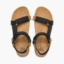 Reef Ladies Black/Tan Cushion Rem Hi Sandal