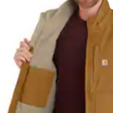 Carhartt Men's Washed Duck Sherpa Lined Carhartt Brown Vest