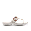 Clarks Ladies Breeze Cove Off White Sandal
