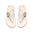 Clarks Ladies Breeze Cove Off White Sandal