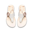 Clarks Ladies Breeze Cove Off White Sandal