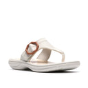 Clarks Ladies Breeze Cove Off White Sandal
