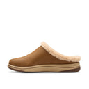 Clarks Ladies Breeze Myth Dark Tan Lined Clog