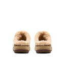 Clarks Ladies Breeze Myth Dark Tan Lined Clog