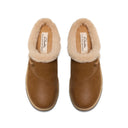 Clarks Ladies Breeze Myth Dark Tan Lined Clog