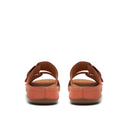 Clarks Ladies Cecily Step Burnt Orange Sandal