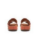 Clarks Ladies Cecily Step Burnt Orange Sandal