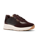 Clarks Ladies Code R Run Dark Brown Combination Shoe