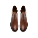 Clarks Ladies Maye Kaylie British Tan Combo Boot