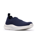 Clarks Ladies Solevana Knit Navy Shoe