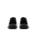 Clarks Men's Steadwell Cap Black Leather Shoe