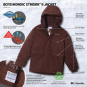 Columbia Boys Nordic Strider III Tobacco Winter Jacket
