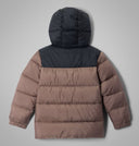 Columbia Boys Puffect Hooded Iron/Black Winter Jacket