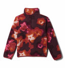Columbia Girls Helvetia II Printed Half Snap Red Oxide Dye Flower Fleece