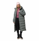Columbia Ladies Amaze Puff Long Sedona Sage Hooded Winter Jacket