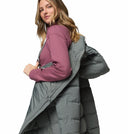 Columbia Ladies Amaze Puff Long Sedona Sage Hooded Winter Jacket