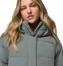 Columbia Ladies Amaze Puff Long Sedona Sage Hooded Winter Jacket