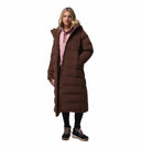 Columbia Ladies Amaze Puff Long Tobacco Hooded Winter Jacket