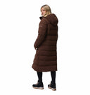 Columbia Ladies Amaze Puff Long Tobacco Hooded Winter Jacket
