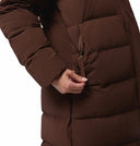 Columbia Ladies Amaze Puff Long Tobacco Hooded Winter Jacket