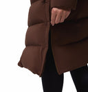 Columbia Ladies Amaze Puff Long Tobacco Hooded Winter Jacket